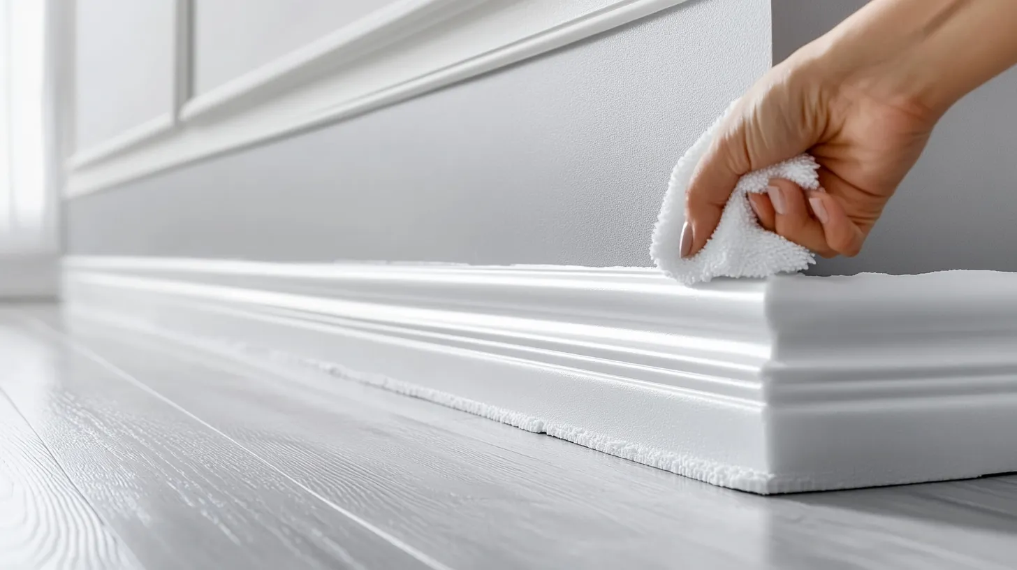 Como limpar rodapés de poliestireno