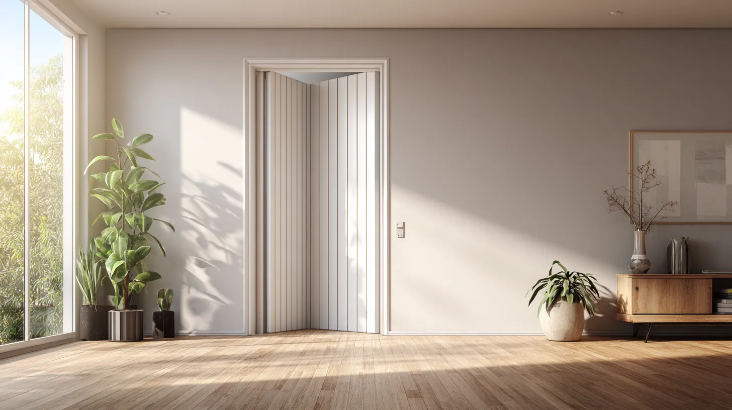 Porta sanfonada: quando usar e onde usar Porta sanfonada: quando usar e onde usar