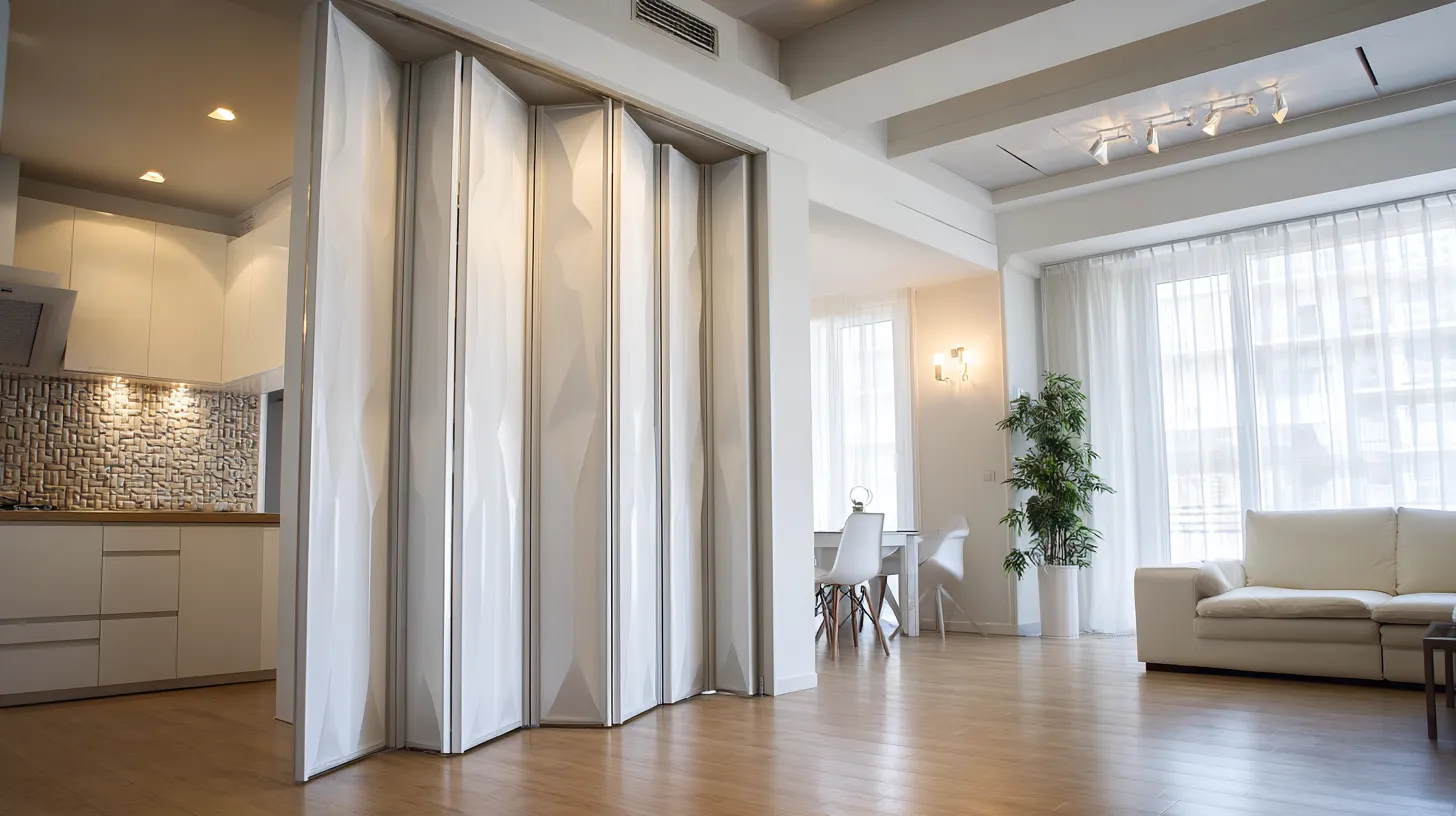 Tipos de porta sanfonada disponíveis no mercado