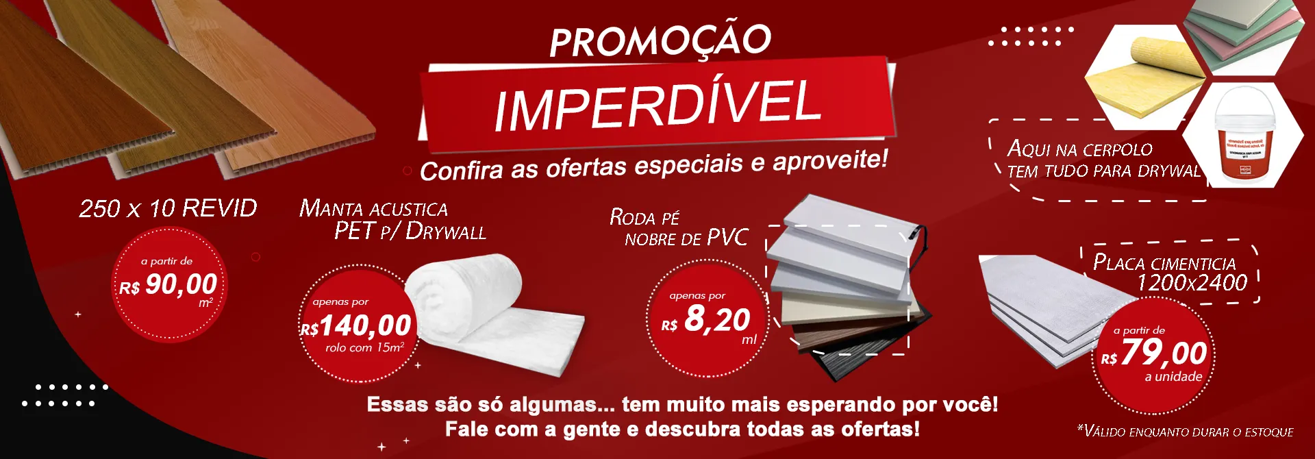 banner promoção produtos
